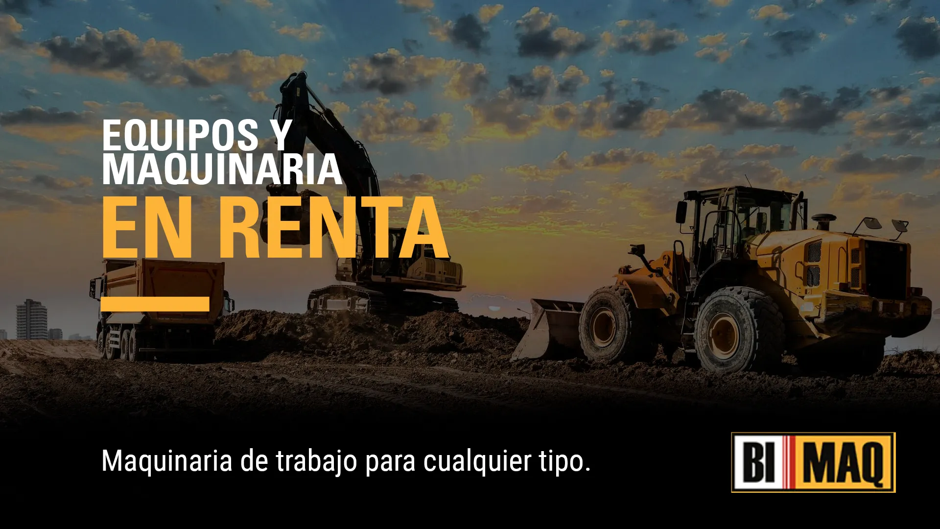 Arriendo de Maquinaria en Chile - Bimaq